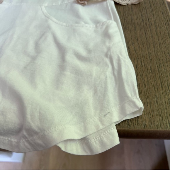 New LOGO By Lori Goldstein Cotton Embroidered Lace Front Hook Closure Tunic Top - Picture 16 of 16